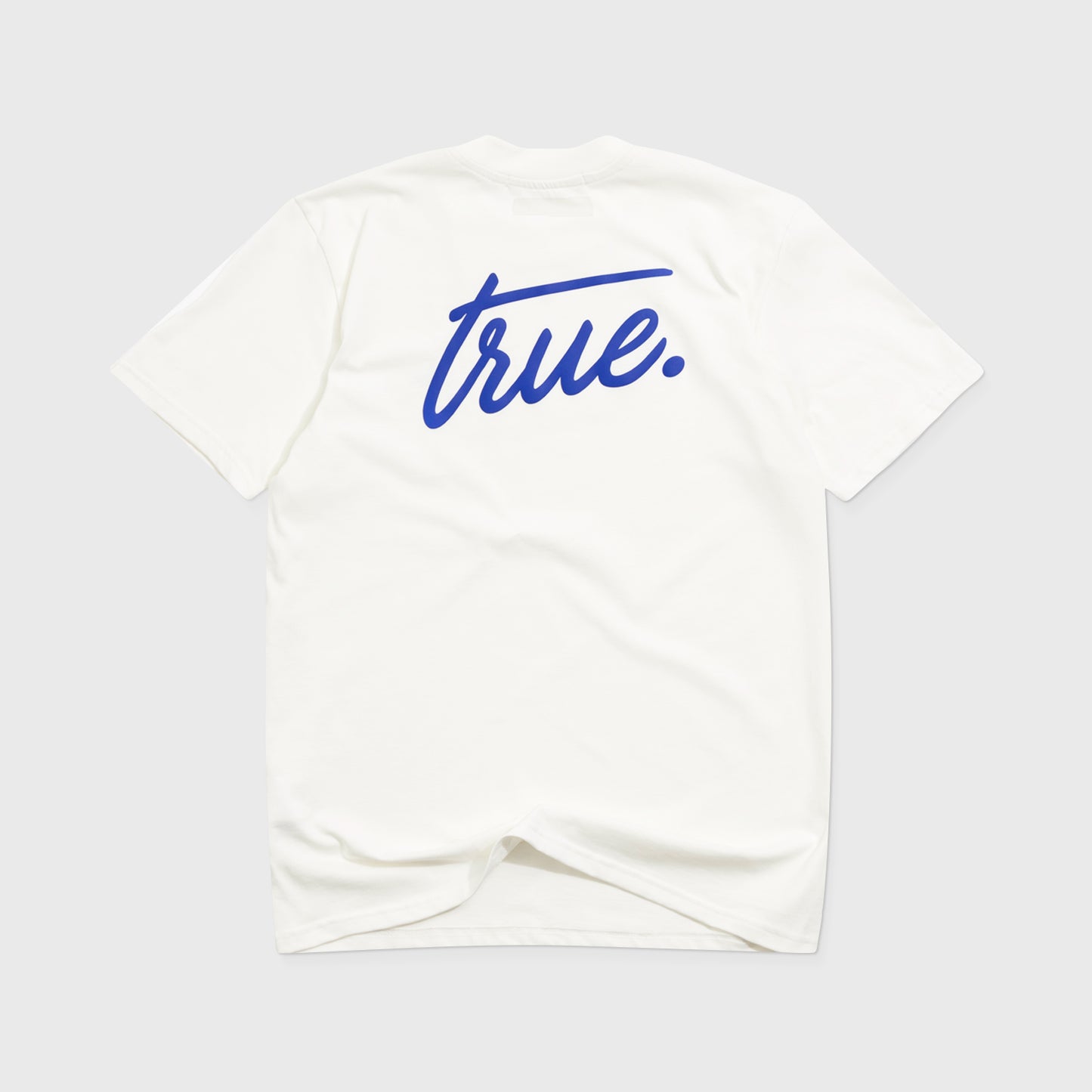 Cursive Logo T-Shirt Cream True