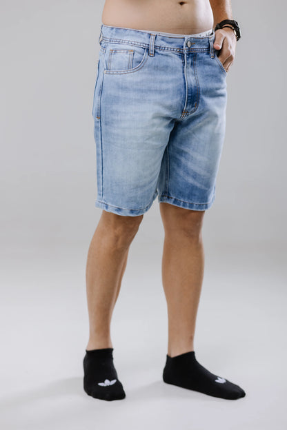 BERMUDA LIGTH PURPLE DENIM