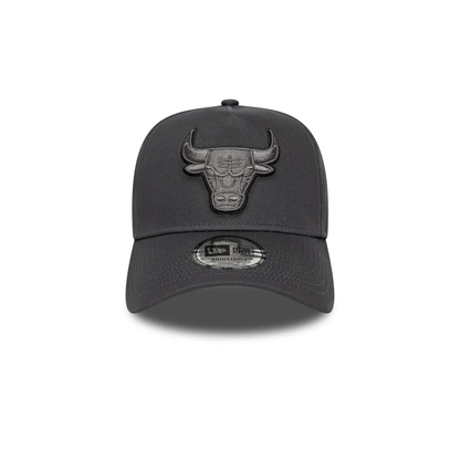 Chicago Bulls NBA Team Outline 9FORTY Ajustable Gris Unisex New Era