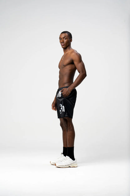 GRIM BLACK SHORTS AP CROWN