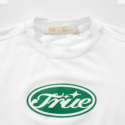 STAMP TEE WHITE TRUE