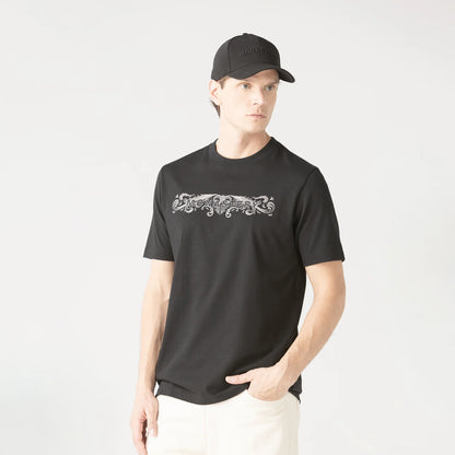 LUXX T-SHIRT BLACK MONASTERY