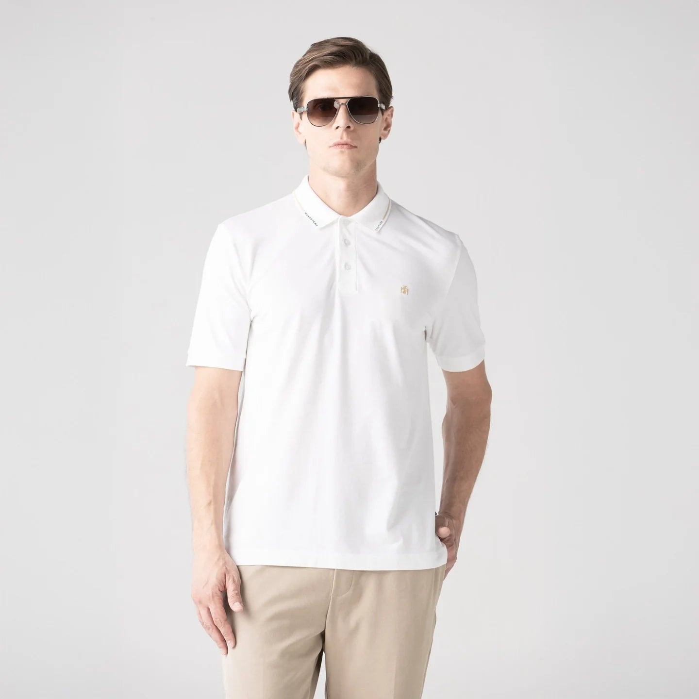 LYOD POLO MEN WHITE MONASTERY