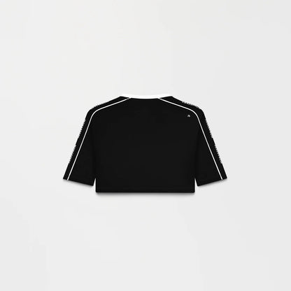 JANAN CROP TOP BLACK MONASTERY
