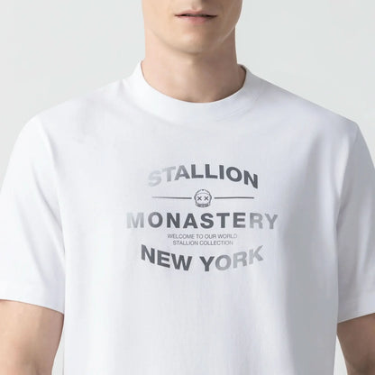 JARETH T-SHIRT WHITE MONASTERY