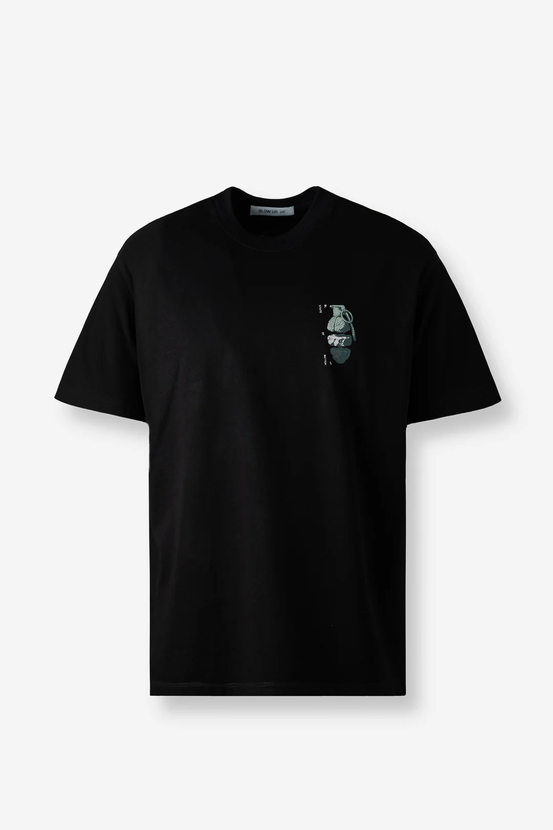 Regular Fit T-Shirt Black Blow Up