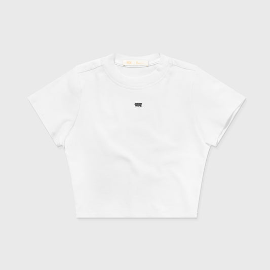 Slim Ribbed Fitted Tee True