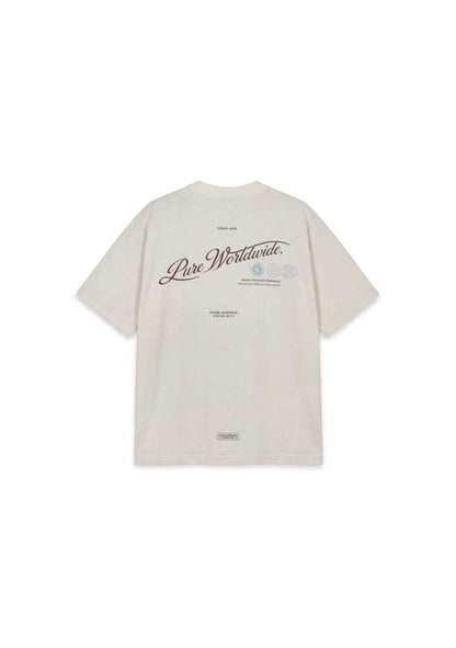 ACROSS THE LINES WHITE T-SHIRT PURE