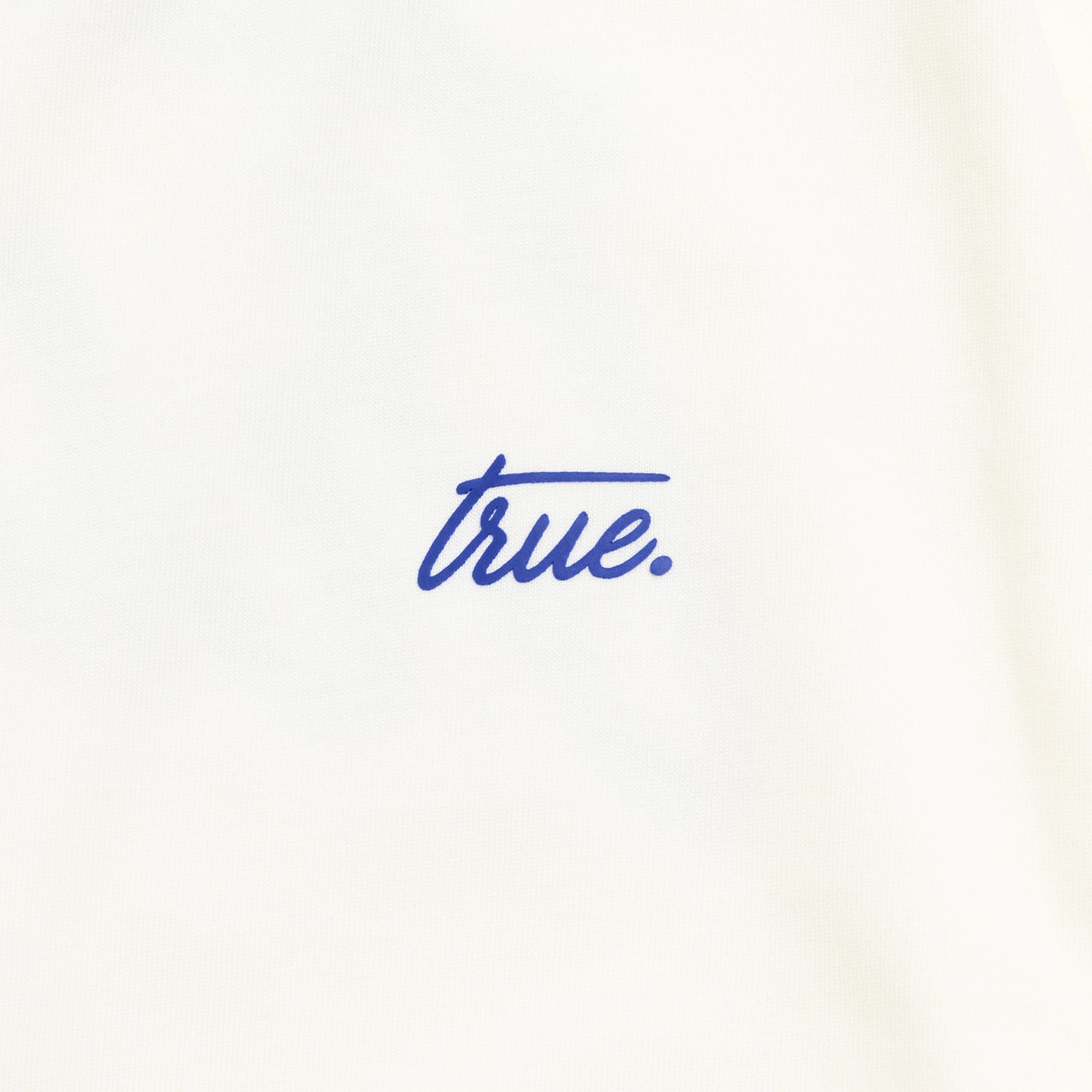 Cursive Logo T-Shirt Cream True