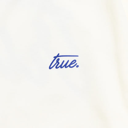 Cursive Logo T-Shirt Cream True