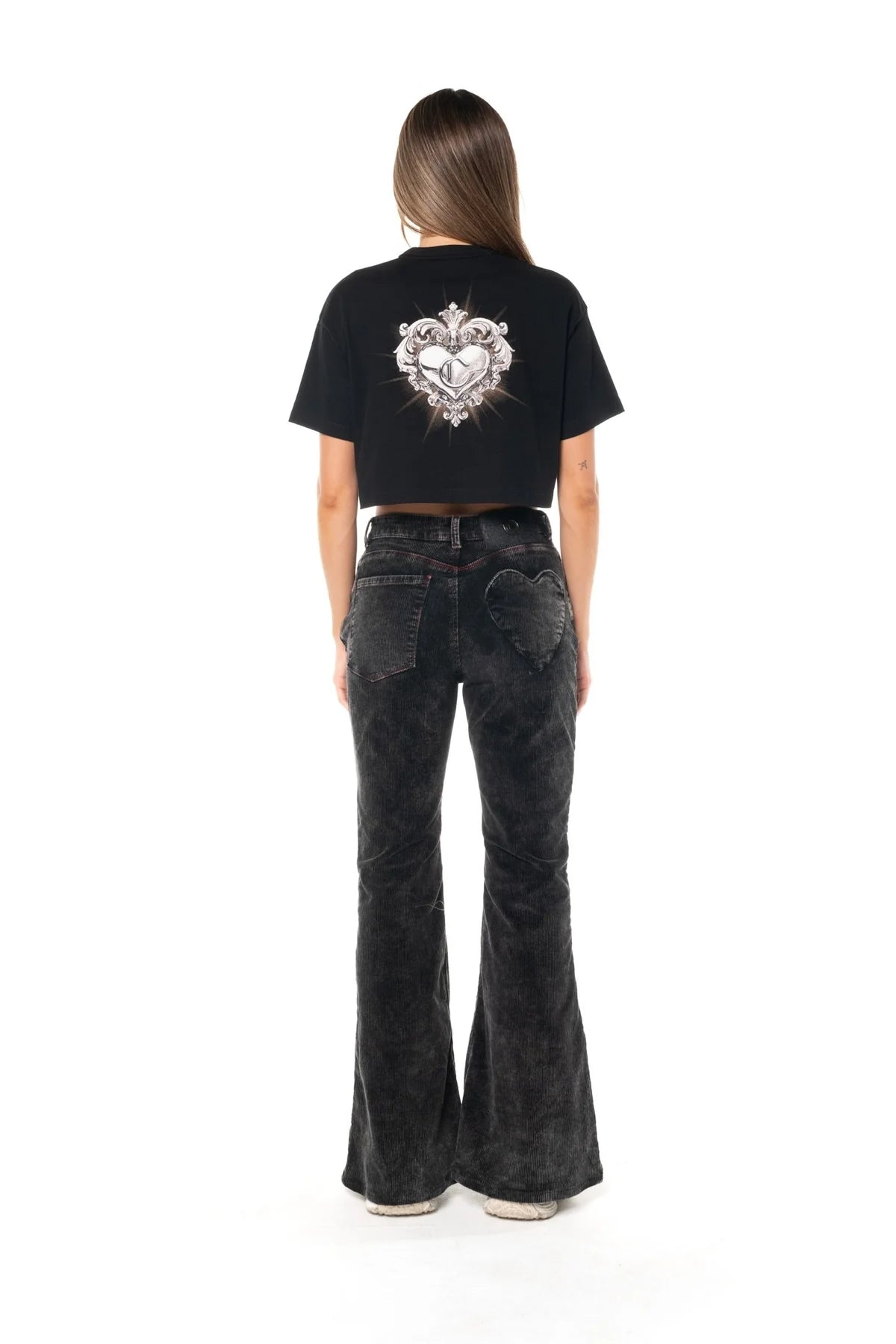 RISTORO CROP TOP OVERSIZED NEGRO CLEMONT