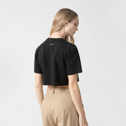 MED CROP TOP BLACK MONASTERY