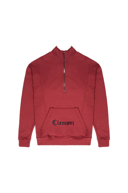 DISTRUTTO HOODIES BURGUNDY CLEMONT