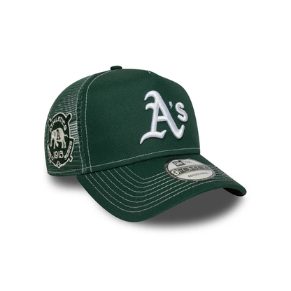 Oakland Athletics MLB Ws Patch 9FORTY Ajustable Verde New Era