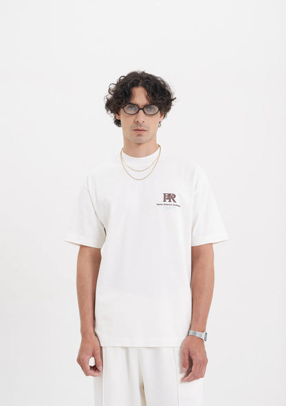 ACROSS THE LINES WHITE T-SHIRT PURE