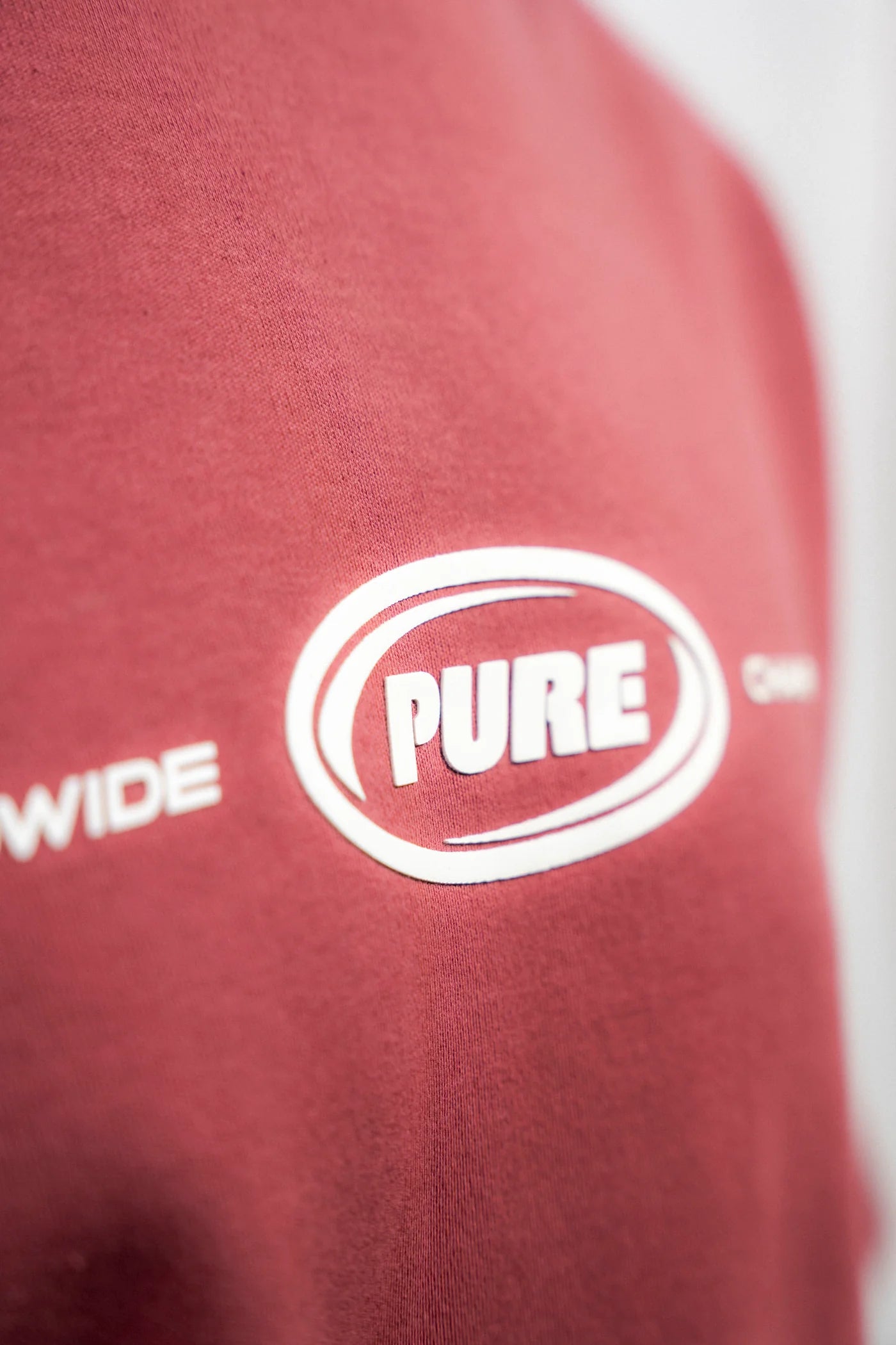 OVERDRIVE BURGUNDY OVERSIZED PURE