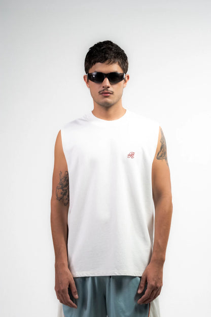 OVERDRIVE IVORY TANK TOP PURE