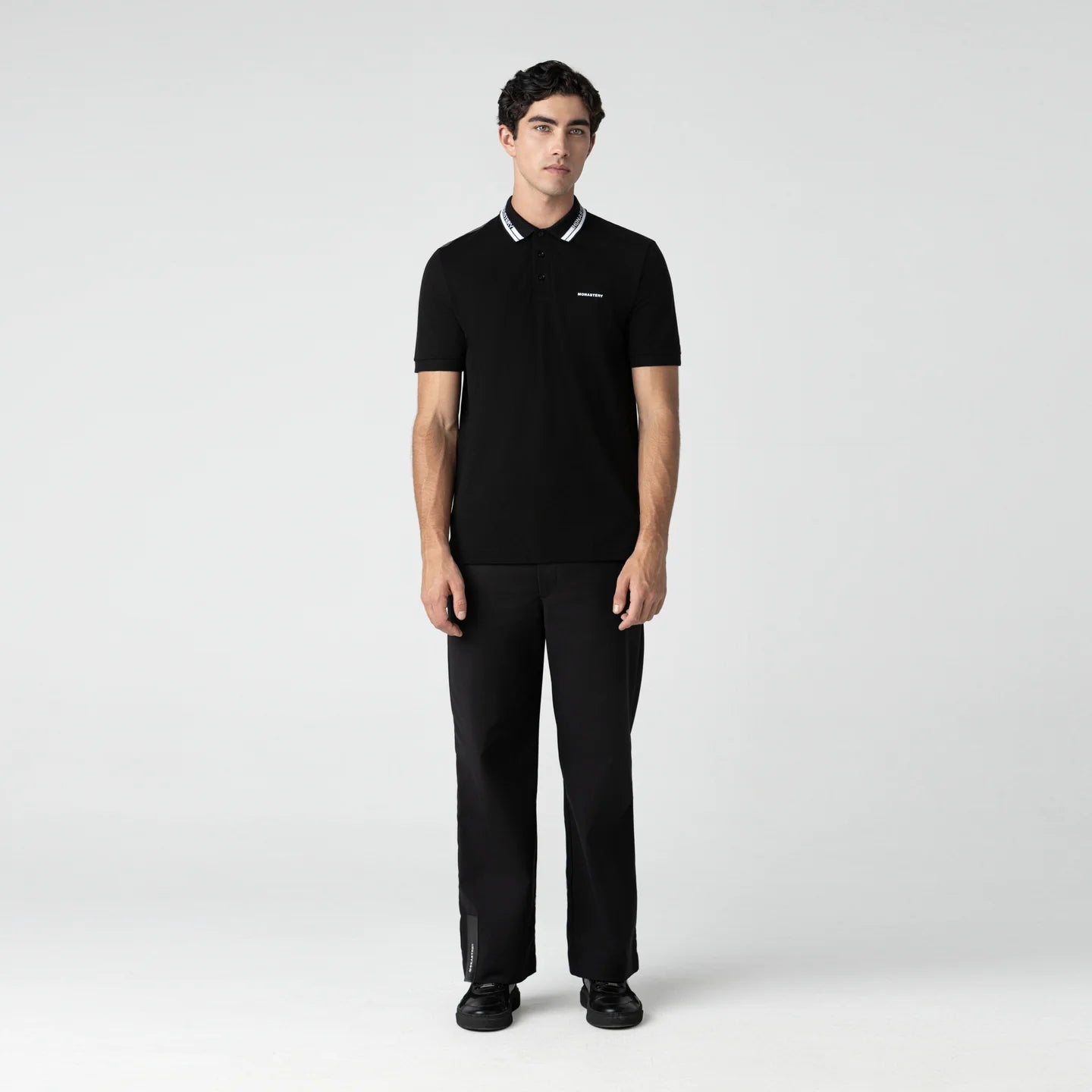 DUDLEY POLO MEN BLACK MONASTERY