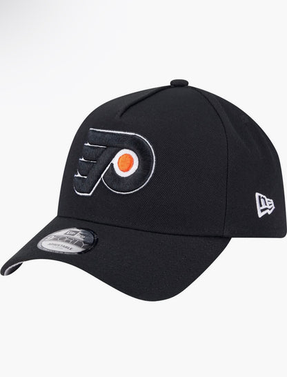 NEW ERA BLACK PHILADELPHIA FLYERS CORE A-FRAME 9FORTY