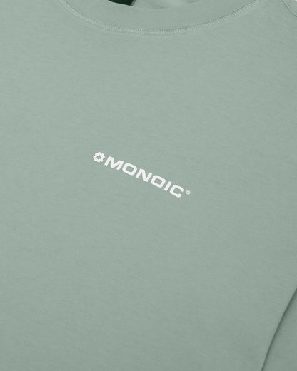 CAMISETA OVERSIZED BÁSICA V2 VERDE MENTA MONOIC