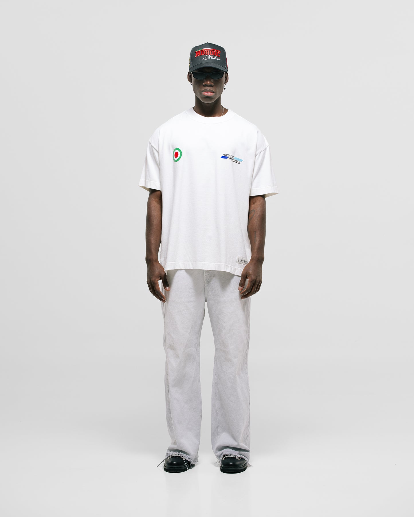 Camiseta Oversized Vespa Blanco Hueso MONOIC