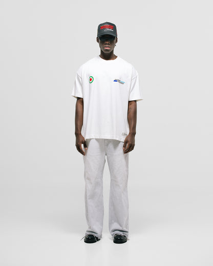 Camiseta Oversized Vespa Blanco Hueso MONOIC