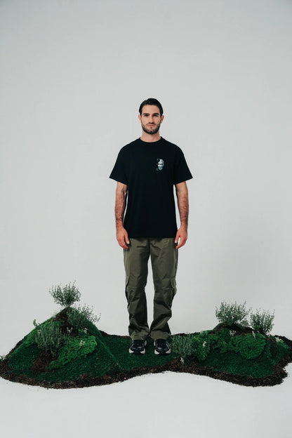 Regular Fit T-Shirt Black Blow Up