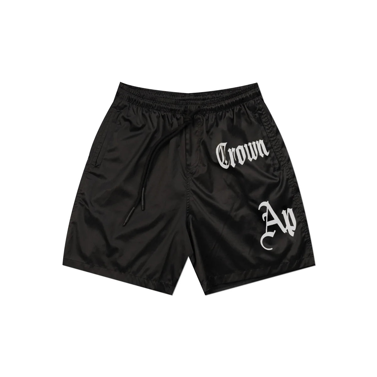 GRIM BLACK SHORTS AP CROWN