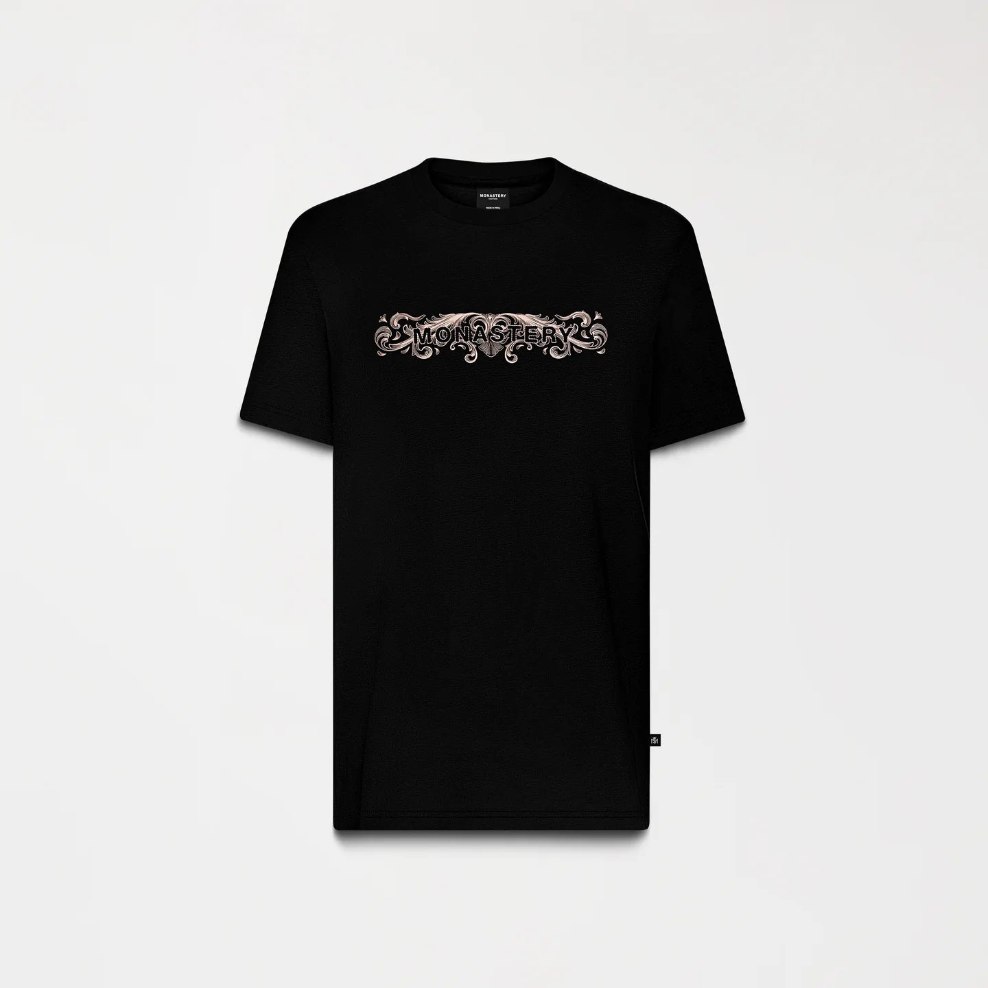 LUXX T-SHIRT BLACK MONASTERY