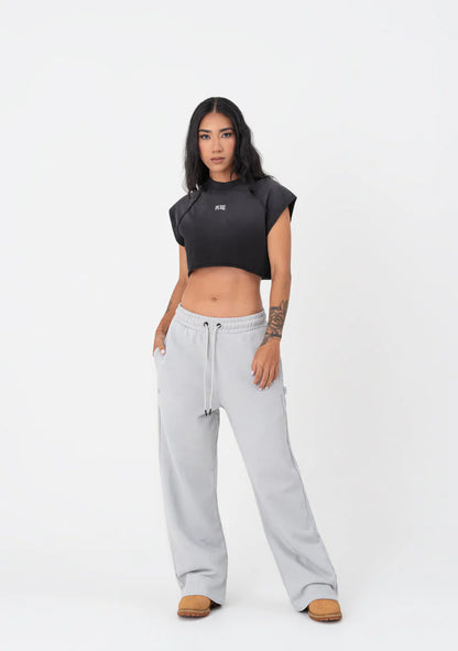 ATELIER BLACK CROP TOP PURE