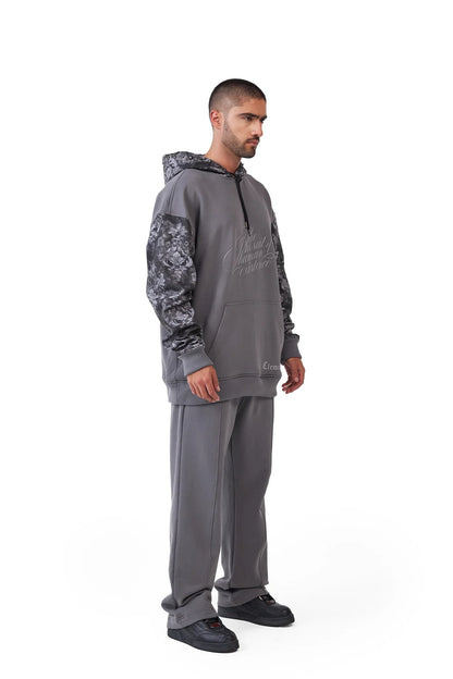 INQUIETO HOODIE GRIS OSCURO CLEMONT