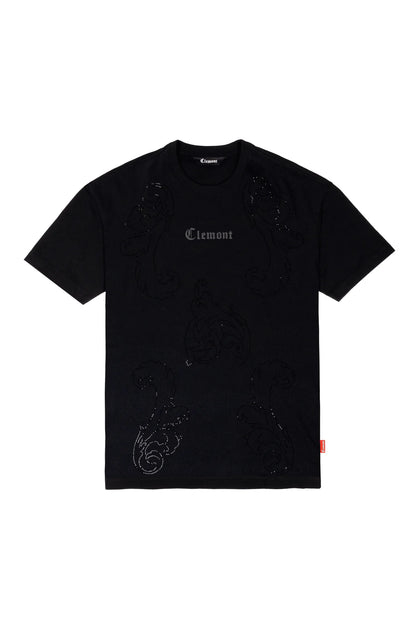 RILASCIO T-SHIRT NEGRO CLEMONT