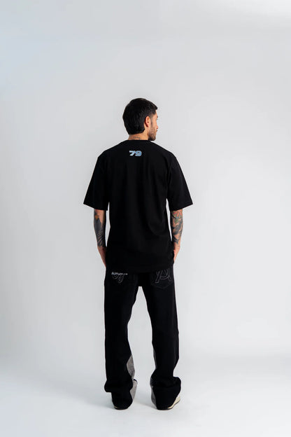 PATCH SEMI OVERSIZED T-SHIRT AURUM