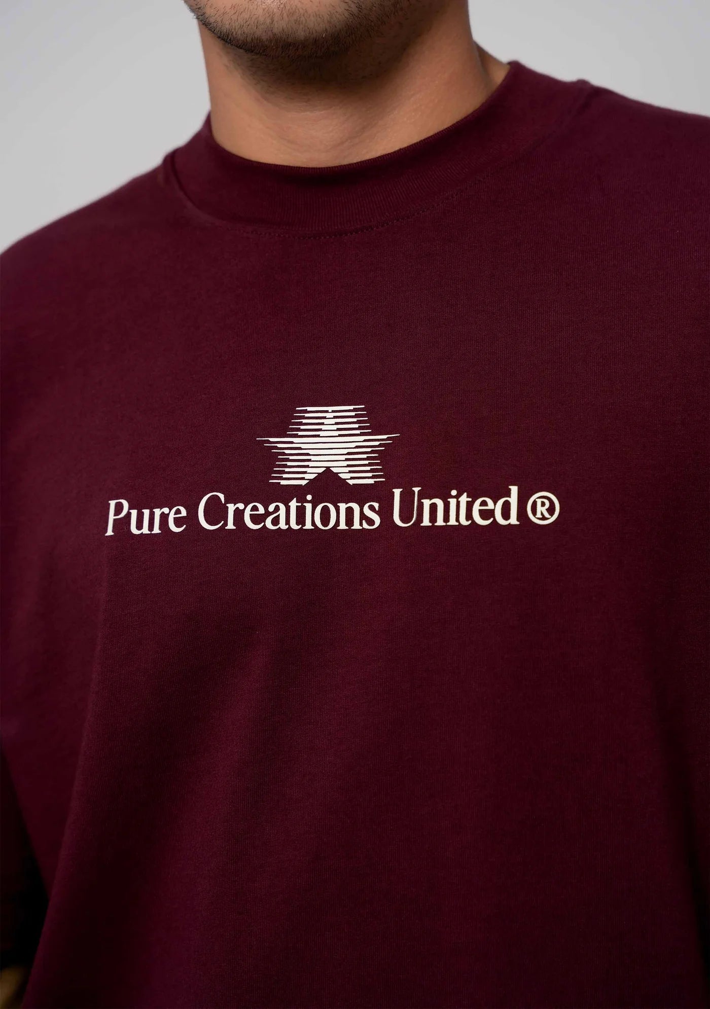 STILL HUNGRY BURGUNDY OVERSIZED PURE