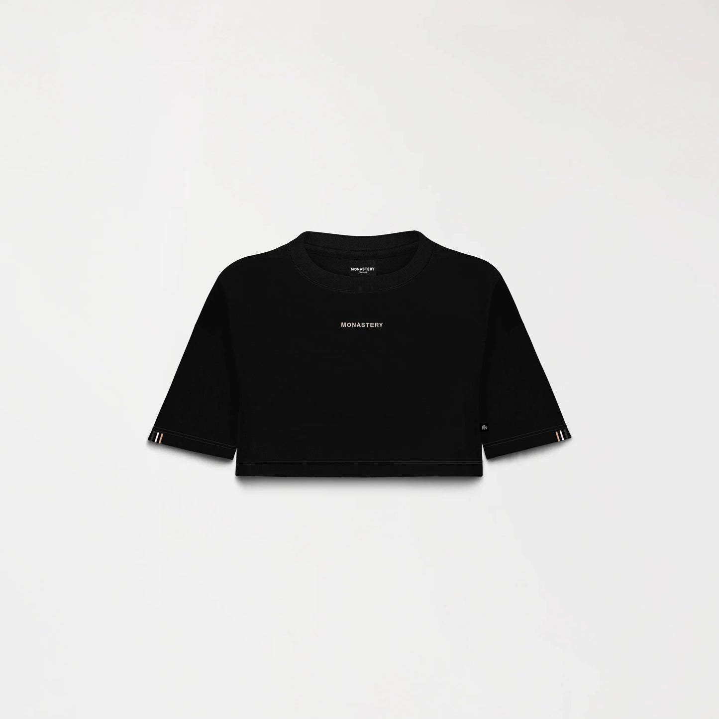 HAZEN CROP TOP BLACK MONASTERY