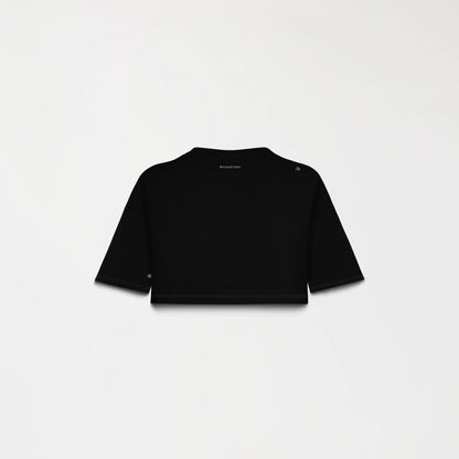 MED CROP TOP BLACK MONASTERY