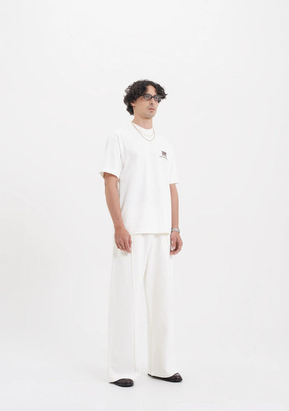 ACROSS THE LINES WHITE T-SHIRT PURE