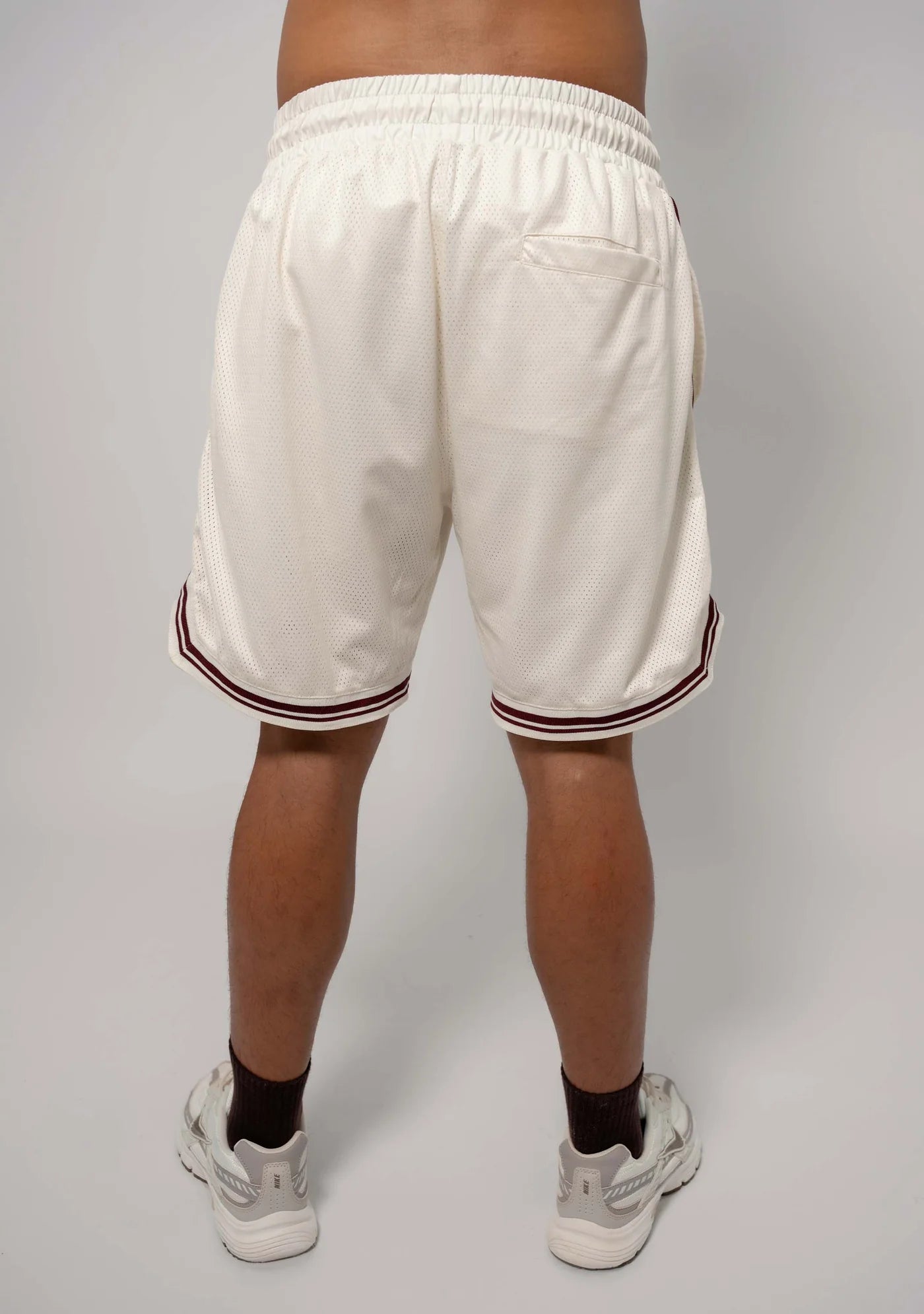 STILL HUNGRY BURGUNDY KNITTED SHORTS