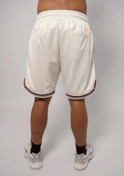 STILL HUNGRY BURGUNDY KNITTED SHORTS