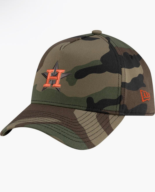NEW ERA CAMO HOUSTON ASTROS WOODLAND 9FORTY A-FRAME