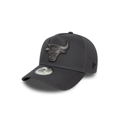 Chicago Bulls NBA Team Outline 9FORTY Ajustable Gris Unisex New Era