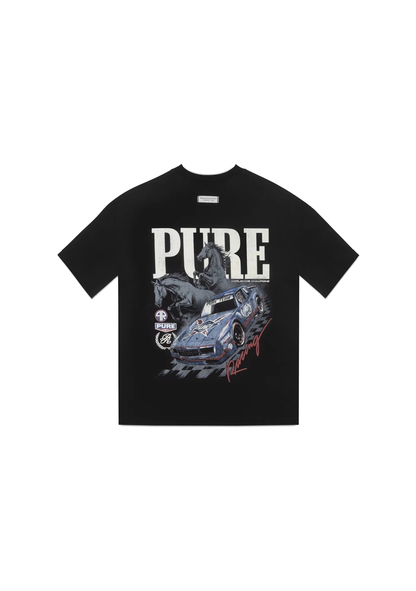 OVERDRIVE BLACK T-SHIRT PURE