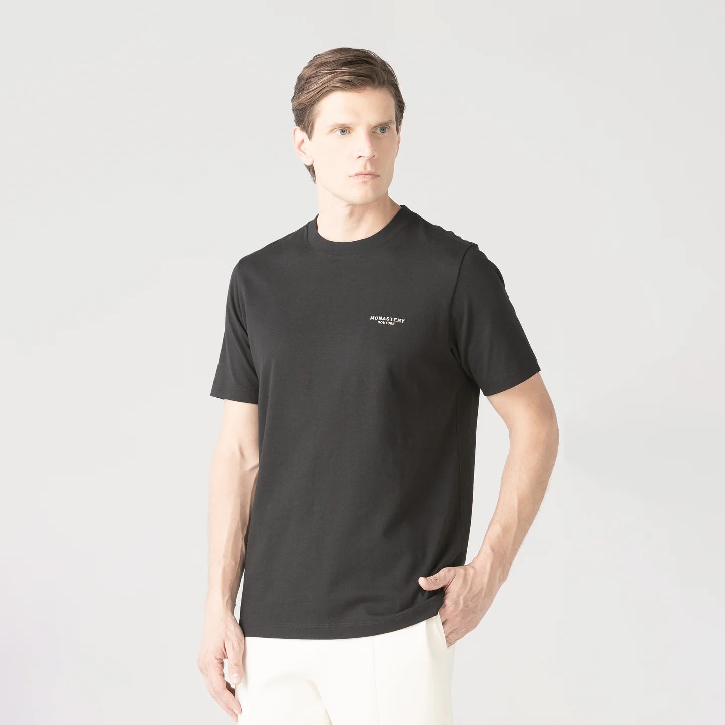 SENATTUS T-SHIRT BLACK MONASTERY