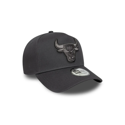 Chicago Bulls NBA Team Outline 9FORTY Ajustable Gris Unisex New Era