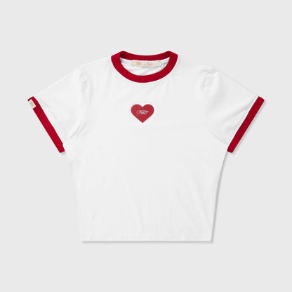 MEMORIES SLIM TEE WHITE TRUE