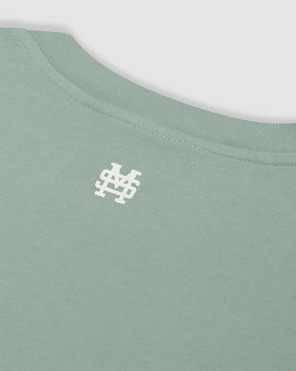 CAMISETA OVERSIZED BÁSICA V2 VERDE MENTA MONOIC