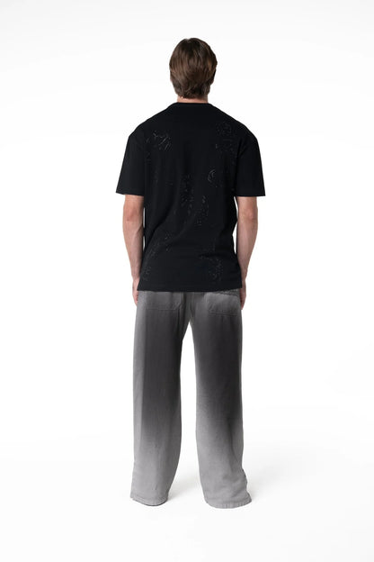 RILASCIO T-SHIRT NEGRO CLEMONT