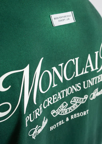 MONCLAIR GREEN OVERSIZED PURE