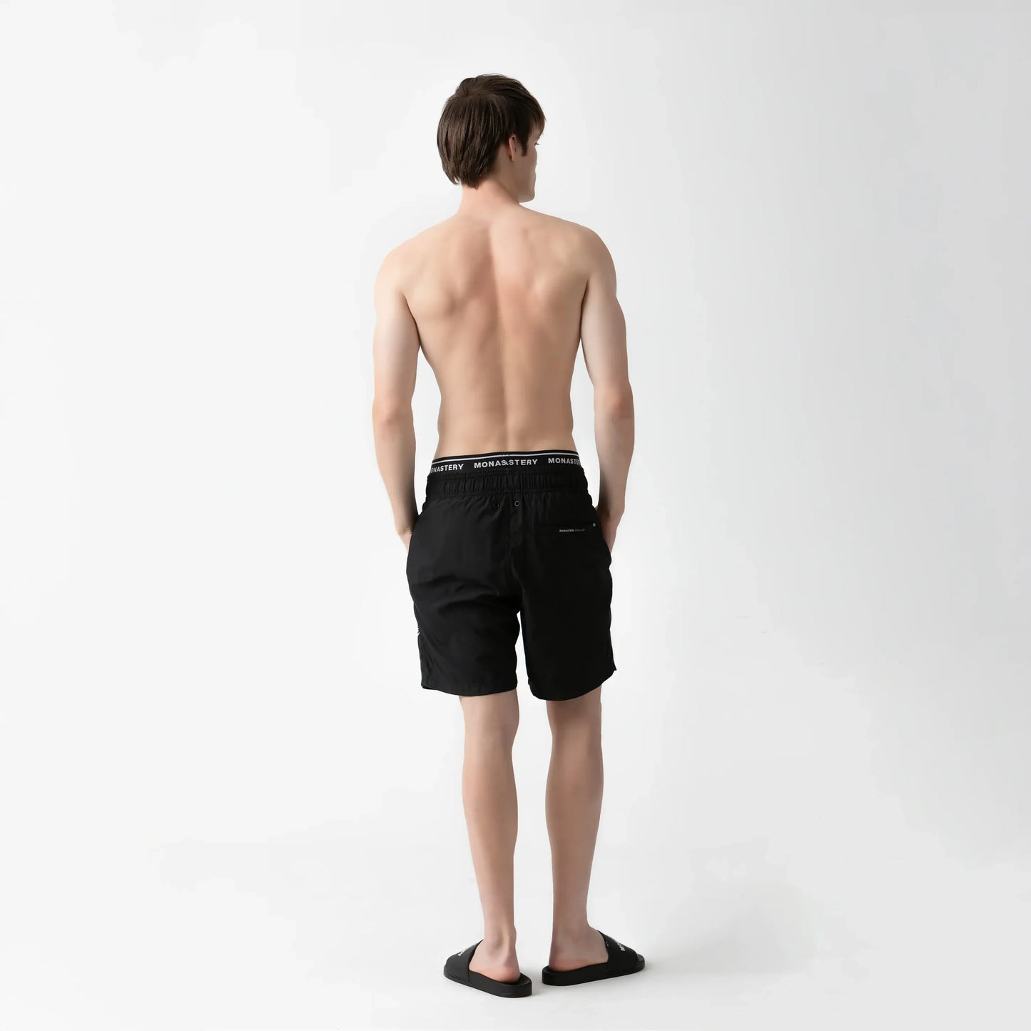 HWIN SWIMSHORT BLACK MONASTERY