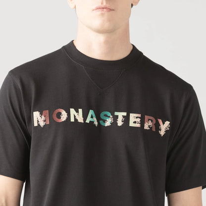 POUZIA T-SHIRT MEN BLACK MONASTERY